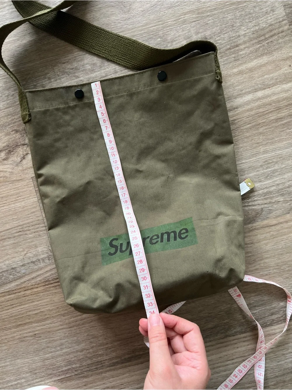 Supreme 2010 Military Green Box Logo Shoulder Bag RARE